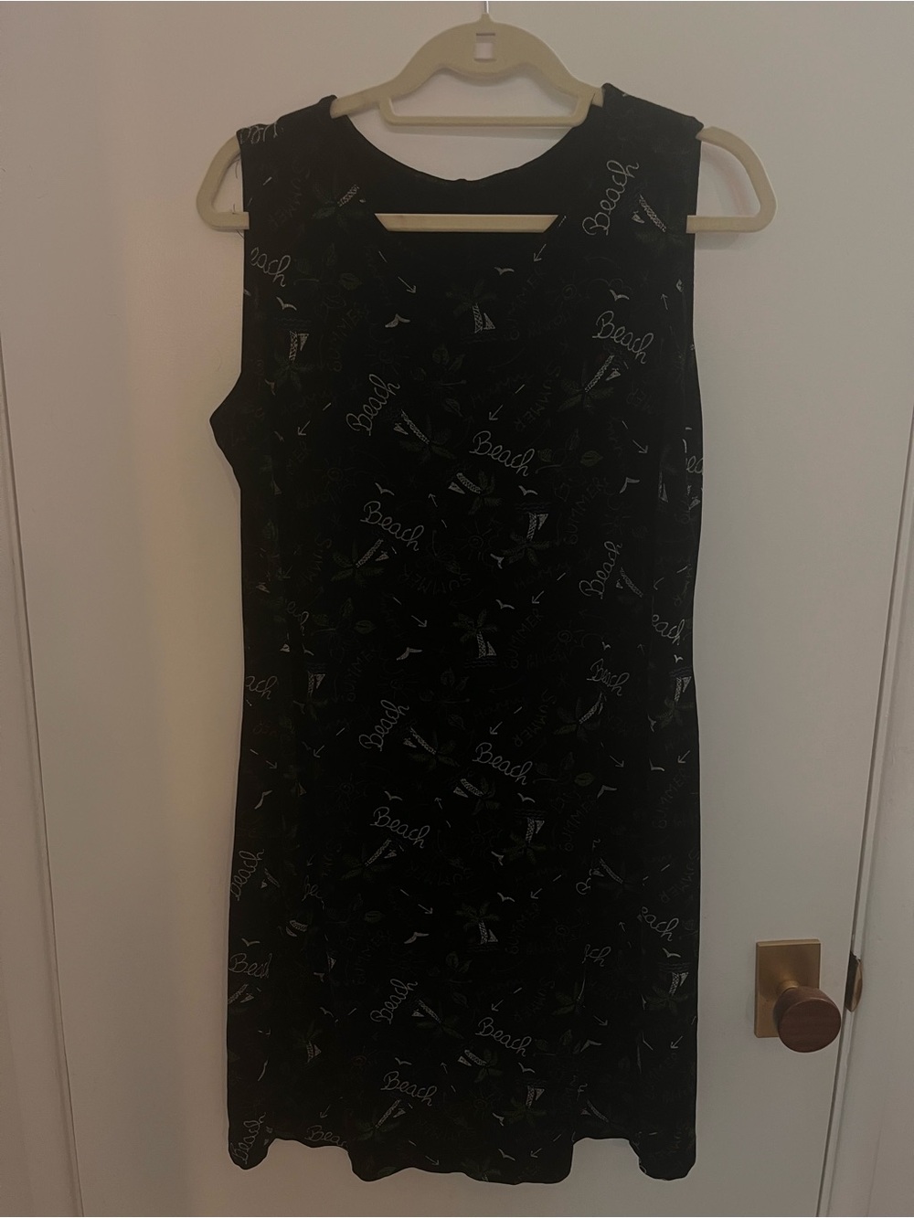 Vintage Beach Cover Up Dress